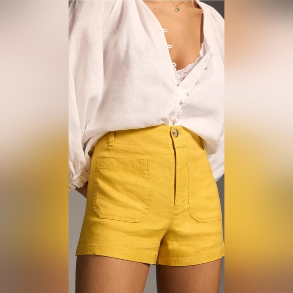 Maeve Pants - The Colette Shorts by Maeve Anthropologie Vacation Resortwear Summer Casual NWT